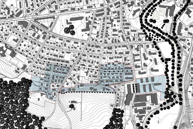 **Quartierplanung Fliederstrasse, Frauenfeld TG ** Mit den Vorschlägen für die drei freien Areale sollen die vorhandenen Strukturen ergänzt und in ihrer Qualität bestätigt werden. Das Gebiet war schon 1913 und 1944 Gegenstand eines Planungsverfahrens. Die Strukturen, die daraus hervorgingen sind bis auf drei Restareale realisiert worden. Das Quartier wirkt heute sehr homogen und verfügt über eine übersichtliche Strassenführung. Mit den Vorschlägen für die drei Areale sollen in erster Line die bereits bestehenden Strukturen geschlossen und in ihrer Qualität bestätigt werden: Strassenverlauf und Baulinien sind als in sich schlüssiges System geplant und gewährleisten eine optimale Besonnung und Erschliessungsdichte. Die bisherigen Fussgängerverbindungen sollen – wo möglich - zusammengeführt werden.  An der Hangkante, welche den Siedlungsrand bildet, ist wichtig, dass Übergang zur Landwirtschaftszone, eine ausgewogene Bebauung erhält und die dominante Stellung der bestehenden Villen erhalten bleibt.  Die Strategien sind auf die einzelnen Areale zugeschnitten, da diese unterschiedlichste Voraussetzungen und Potenziale aufweisen. Die Frage der angemessenen Dichte und der optimalen Erschliessung stehen dabei im Vordergrund. Zudem hat ein einfaches Regelwerk, das eine Realisierung in Etappen und flexible Einzelvorhaben zulässt, hohe Priorität.