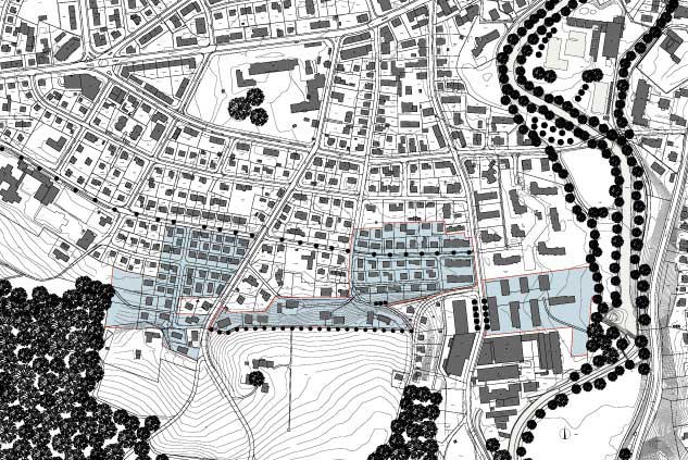 **Quartierplanung Fliederstrasse, Frauenfeld TG ** Mit den Vorschlägen für die drei freien Areale sollen die vorhandenen Strukturen ergänzt und in ihrer Qualität bestätigt werden. Das Gebiet war schon 1913 und 1944 Gegenstand eines Planungsverfahrens. Die Strukturen, die daraus hervorgingen sind bis auf drei Restareale realisiert worden. Das Quartier wirkt heute sehr homogen und verfügt über eine übersichtliche Strassenführung. Mit den Vorschlägen für die drei Areale sollen in erster Line die bereits bestehenden Strukturen geschlossen und in ihrer Qualität bestätigt werden: Strassenverlauf und Baulinien sind als in sich schlüssiges System geplant und gewährleisten eine optimale Besonnung und Erschliessungsdichte. Die bisherigen Fussgängerverbindungen sollen – wo möglich - zusammengeführt werden.  An der Hangkante, welche den Siedlungsrand bildet, ist wichtig, dass Übergang zur Landwirtschaftszone, eine ausgewogene Bebauung erhält und die dominante Stellung der bestehenden Villen erhalten bleibt.  Die Strategien sind auf die einzelnen Areale zugeschnitten, da diese unterschiedlichste Voraussetzungen und Potenziale aufweisen. Die Frage der angemessenen Dichte und der optimalen Erschliessung stehen dabei im Vordergrund. Zudem hat ein einfaches Regelwerk, das eine Realisierung in Etappen und flexible Einzelvorhaben zulässt, hohe Priorität.