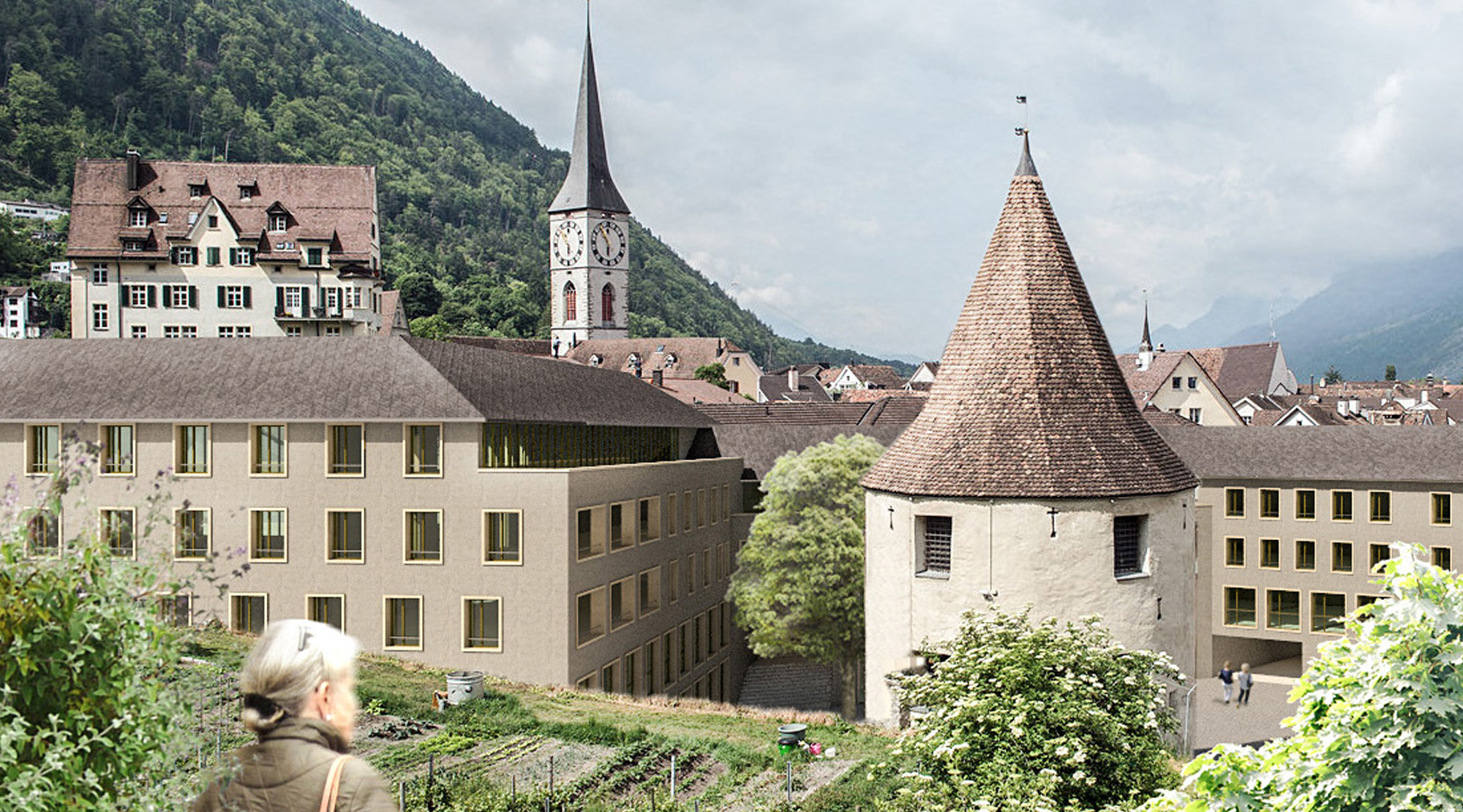 Areal Gefängnis Sennhof, Chur, Graubünden